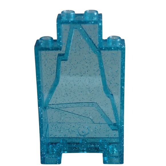 LEGO Rock Panel Glitter Trans Light Blue 47847 Disney Frozen Replacement Parts - Picture 2 of 3